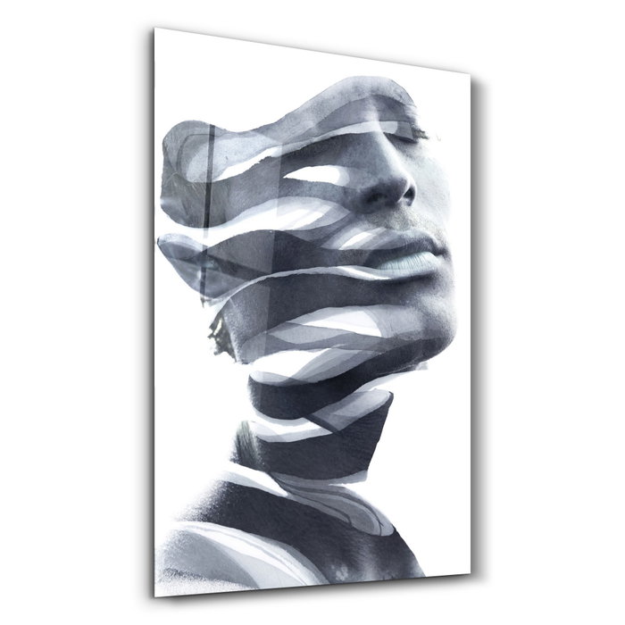 Wallity Pintura Decorativa de Vidrio Templado 46 x 72 cm
